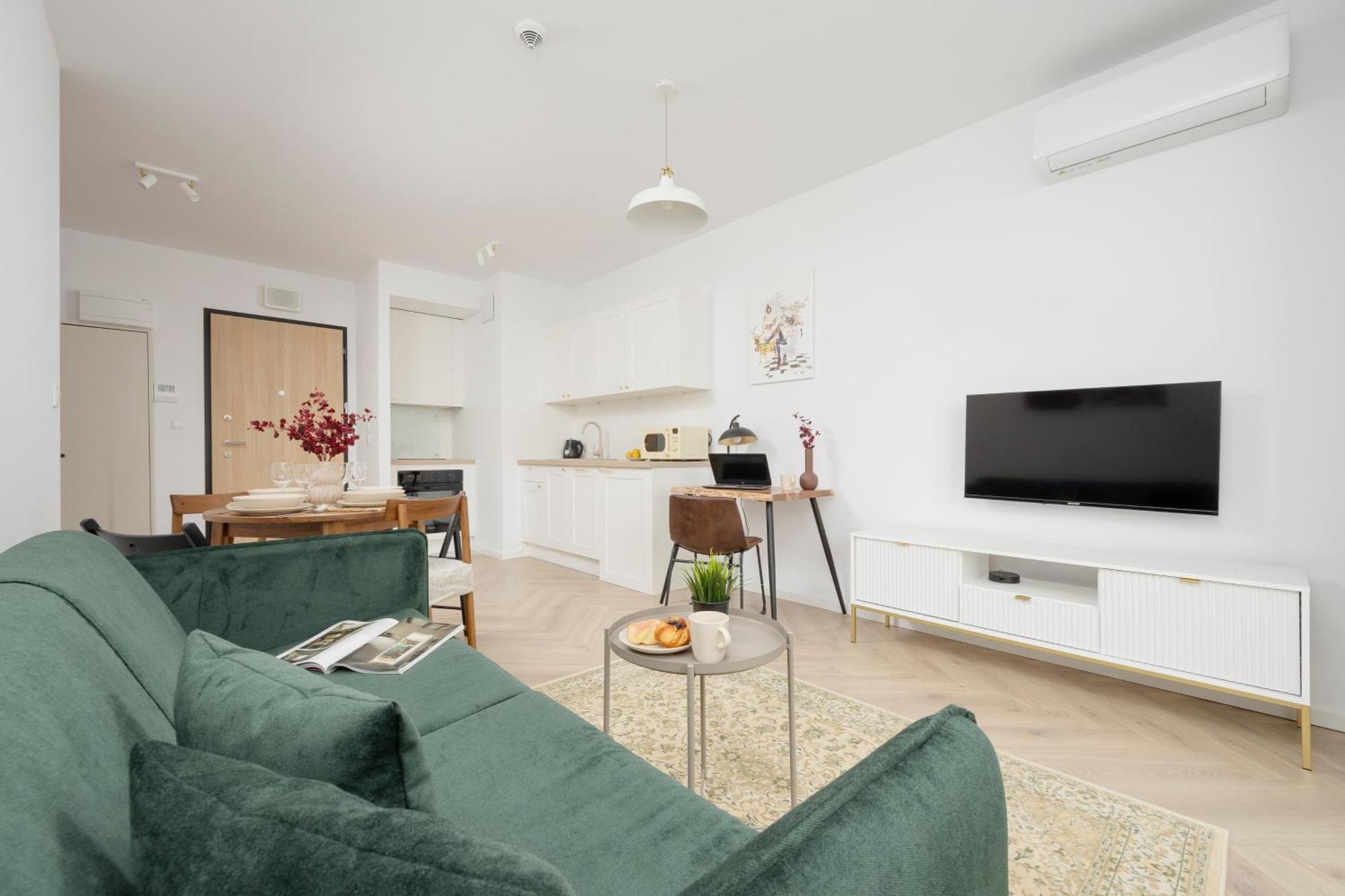 Modern Apartment With Balcony Near Aleje Jerozolimskie By Noclegi Renters Warsaw Exterior photo