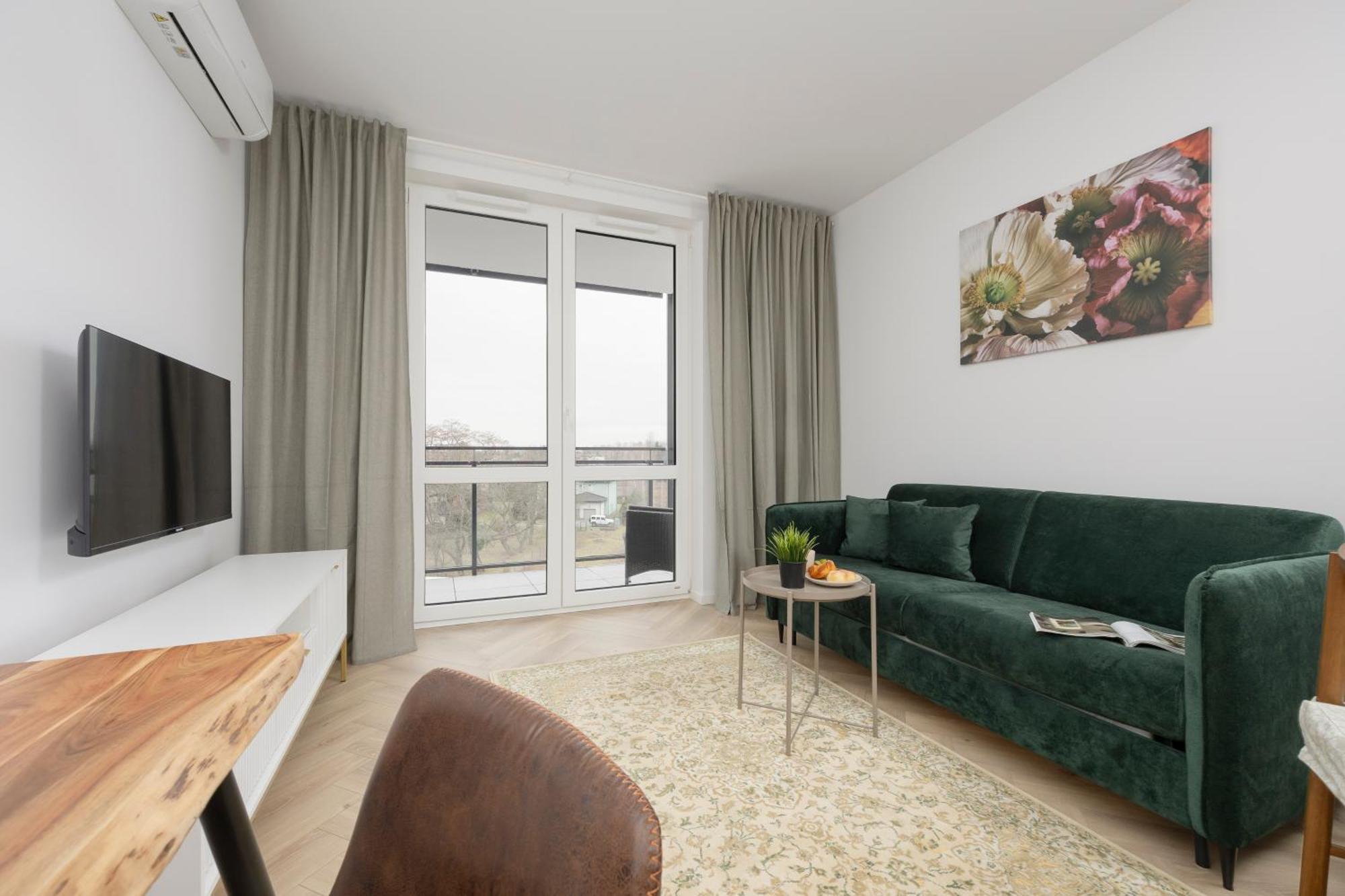 Modern Apartment With Balcony Near Aleje Jerozolimskie By Noclegi Renters Warsaw Exterior photo